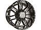 Anthem Off-Road Equalizer Gloss Black Milled 8-Lug Wheel; 18x9; -12mm Offset (23-24 F-350 Super Duty SRW)