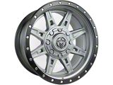 Anthem Off-Road Rogue Titanium Gray 8-Lug Wheel; 17x8.5; 0mm Offset (23-26 F-350 Super Duty SRW)