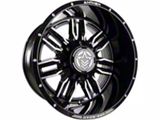 Anthem Off-Road Equalizer Gloss Black with Gray Tint Milled 6-Lug Wheel; 20x10; -24mm Offset (19-25 RAM 1500)