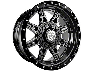 Anthem Off-Road Rogue Gloss Black Milled 8-Lug Wheel; 20x10; -18mm Offset (06-08 RAM 1500 Mega Cab)