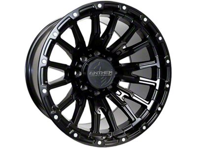 Anthem Off-Road Talon Satin Black 8-Lug Wheel; 20x12; -44mm Offset (06-08 RAM 1500 Mega Cab)