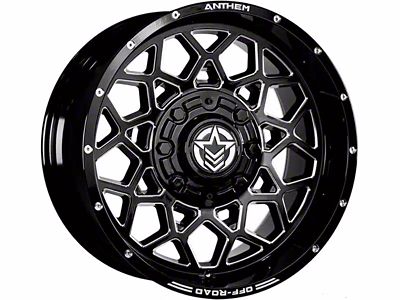 Anthem Off-Road Avenger Gloss Black Milled 6-Lug Wheel; 18x9; 18mm Offset (19-23 Ranger)