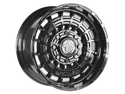 Anthem Off-Road Viper Gloss Black 8-Lug Wheel; 18x9; 0mm Offset (07-10 Sierra 3500 HD SRW)