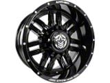 Anthem Off-Road Equalizer Gloss Black 6-Lug Wheel; 18x10; -24mm Offset (19-26 Silverado 1500)