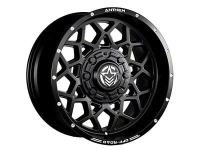 Anthem Off-Road Avenger Satin Black 8-Lug Wheel; 20x9; 0mm Offset (20-25 Silverado 2500 HD)