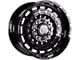 Anthem Off-Road Viper Gloss Black 8-Lug Wheel; 17x9; -12mm Offset (07-10 Silverado 2500 HD)