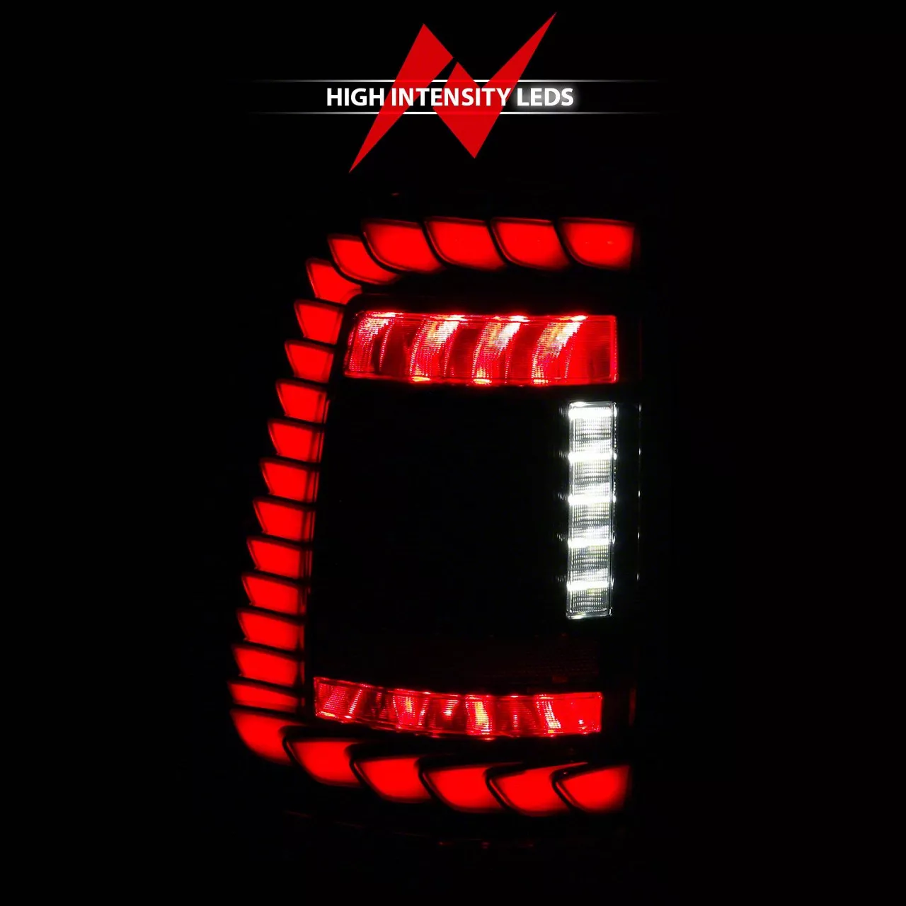 Anzo USA RAM 1500 Full LED Tail Lights with Sequential Turn Signal