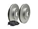 Apex One Enviro-Friendly Geomet OE 6-Lug Brake Rotor and Friction Point Pad Kit; Front (10-20 F-150)