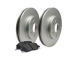 Apex One Enviro-Friendly Geomet OE 6-Lug Brake Rotor and Friction Point Pad Kit; Front (19-26 Ranger, Excluding Raptor)