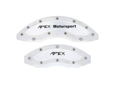 Apex Overlay Gen III Brake Caliper Overlays; Raw; Front (97-24 F-150 w/ 18+ Inch Wheels)