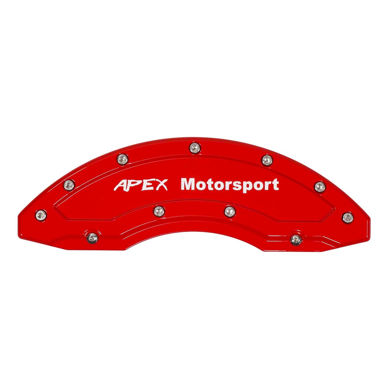 Apex Overlay Gen III Brake Caliper Overlays; Red; Front (97-24 F-150 w/ 18+ Inch Wheels)