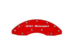 Apex Overlay Gen III Brake Caliper Overlays; Red; Front (97-25 F-150 w/ 18+ Inch Wheels)