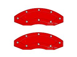 Gen III Brake Caliper Overlays; Red; Rear (15-25 F-150 w/ 18+ Inch Wheels)