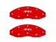 Apex Overlay Gen III Brake Caliper Overlays; Red; Rear (15-24 F-150 w/ 18+ Inch Wheels)