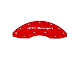 Gen III Brake Caliper Overlays; Red; Front (94-25 RAM 2500 w/ 18+ Inch Wheels)