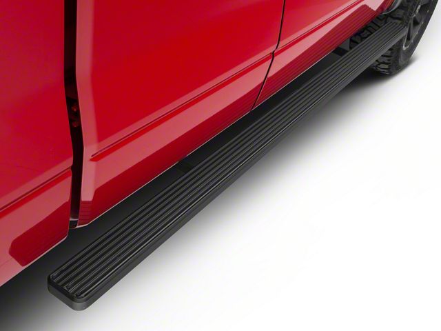 4-Inch iStep Running Boards; Black (04-08 F-150 SuperCab)