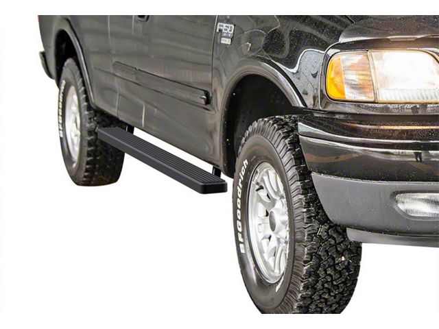4-Inch iStep Running Boards; Black (99-03 F-150 SuperCab)