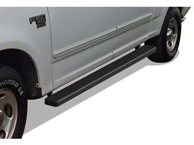 5-Inch iStep Running Boards; Black (01-03 F-150 SuperCrew)