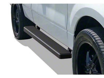 5-Inch iStep Running Boards; Black (04-08 F-150 Regular Cab)