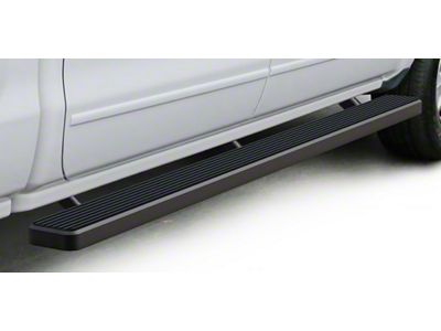 5-Inch iStep Running Boards; Black (07-18 Sierra 1500 Crew Cab)