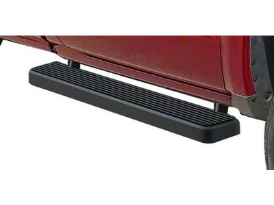 5-Inch iStep Running Boards; Black (07-18 Sierra 1500 Regular Cab)