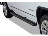 5-Inch iStep Running Boards; Black (07-18 Silverado 1500 Crew Cab)