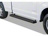 5-Inch iStep Running Boards; Black (15-25 F-150 Regular Cab)