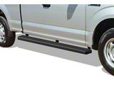 5-Inch iStep Running Boards; Black (15-25 F-150 SuperCab)