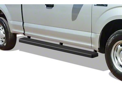 5-Inch iStep Running Boards; Black (15-25 F-150 SuperCab)