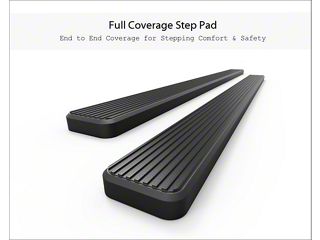 APS 5-Inch Matte Black Running Boards For Ford Transit Full Size Van (2015-2025)