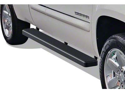 5-Inch iStep Running Boards; Black (99-06 Silverado 1500 Extended Cab)