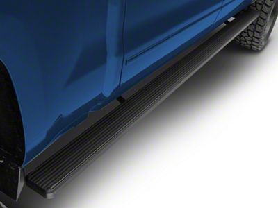5-Inch iStep Wheel-to-Wheel Running Boards; Black (07-18 Silverado 1500 Crew Cab)