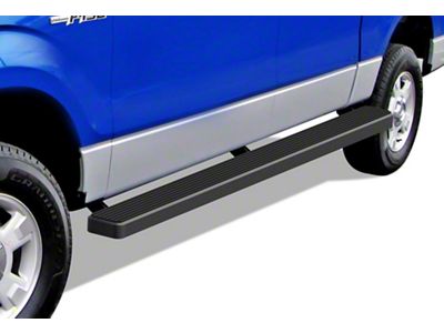 5-Inch iStep Wheel-to-Wheel Running Boards; Black (09-14 F-150 SuperCrew w/ 5-1/2-Foot Bed)