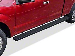 5-Inch iStep Wheel-to-Wheel Running Boards; Black (15-26 F-150 SuperCab w/ 6-1/2-Foot Bed)