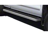 5-Inch iStep Wheel-to-Wheel Running Boards; Hairline Silver (07-18 Silverado 1500 Extended/Double Cab)