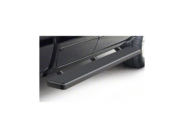 6-Inch iStep Running Boards; Black (07-18 Sierra 1500 Extended/Double Cab)