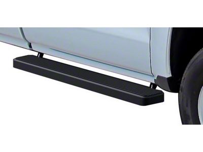 6-Inch iStep Running Boards; Black (07-18 Sierra 1500 Regular Cab)