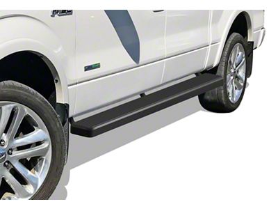 6-Inch iStep Running Boards; Black (09-14 F-150 SuperCrew)