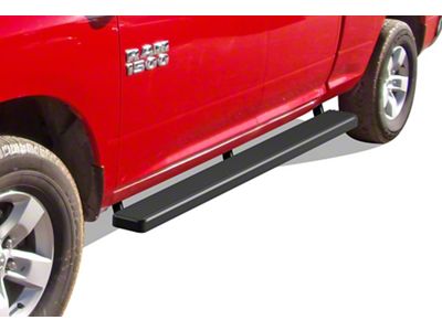 6-Inch iStep Running Boards; Black (09-18 RAM 1500 Quad Cab)