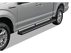 6-Inch iStep Running Boards; Black (15-24 F-150 SuperCrew)