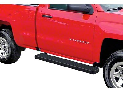 6-Inch iStep Running Boards; Black (99-06 Silverado 1500 Regular Cab)