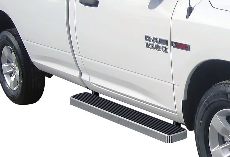 RAM 1500 6Inch iStep Running Boards; Hairline Silver (0918 RAM 1500