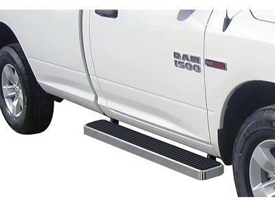 6-Inch iStep Running Boards; Hairline Silver (09-18 RAM 1500 Regular Cab)