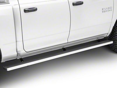 6-Inch iStep Wheel-to-Wheel Running Boards; Hairline Silver (09-18 RAM 1500 Crew Cab)