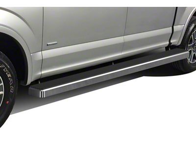 6-Inch iStep Wheel-to-Wheel Running Boards; Hairline Silver (15-25 F-150 SuperCrew)