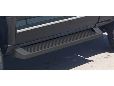 6-Inch iRunning Boards; Black (07-18 Sierra 1500 Extended/Double Cab)