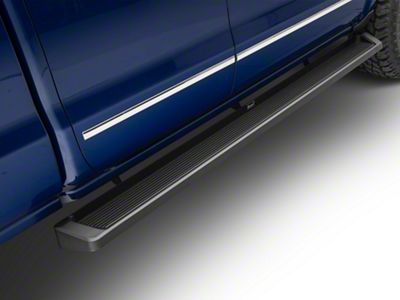6-Inch iRunning Boards; Black (07-18 Silverado 1500 Crew Cab)