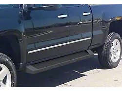 6-Inch iRunning Boards; Black (07-18 Silverado 1500 Extended/Double Cab)