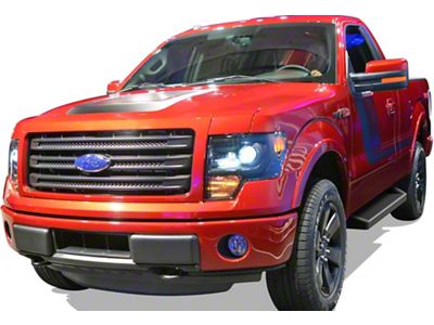 6-Inch iRunning Boards; Black (15-25 F-150 Regular Cab)