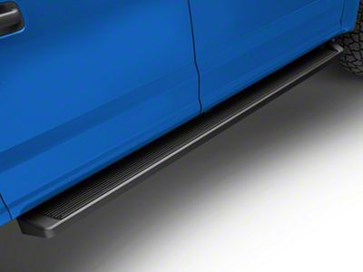 6-Inch iRunning Boards; Black (15-25 F-150 SuperCrew)